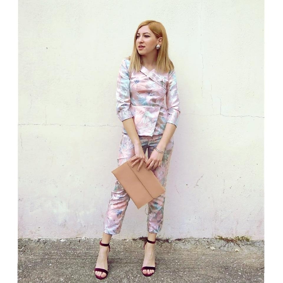 my floral outfit designed by me!